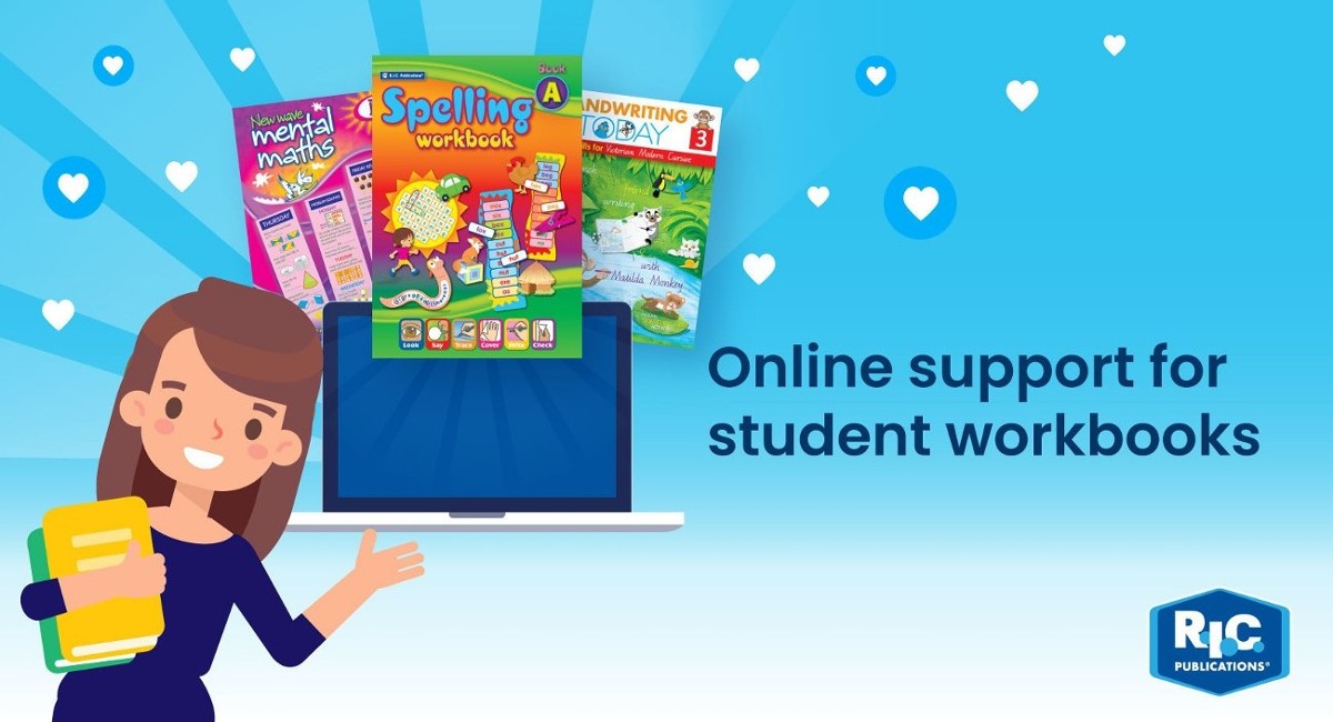 Student workbooks online support