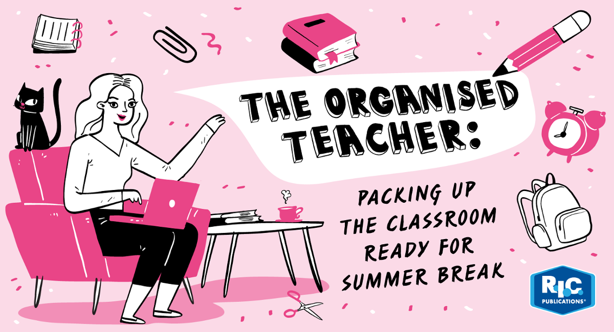 The organised teacher: packing up the classroom ready for summer break