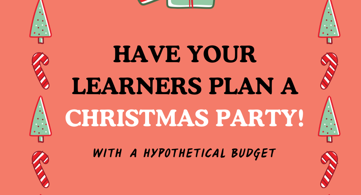 Holiday season budgeting activity