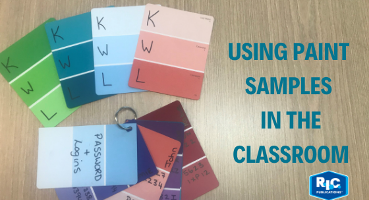 Using paint samples in the classroom