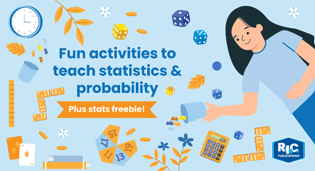 Fun activities to teach statistics and probability + stats freebie!