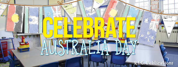 Australian classroom bunting