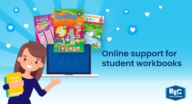 Student workbooks online support