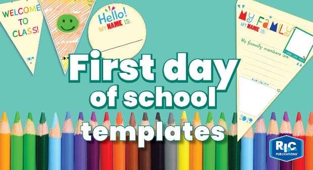 First day of school templates