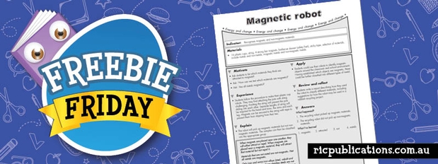 Freebie Friday - Build a magnetic robot!