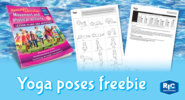Movement and physical activity - Yoga poses freebie