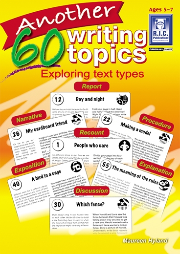 Picture of Another 60 writing topics – Exploring text types – Ages 5–7