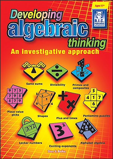 Picture of Developing Algebraic Thinking – An investigative approach – Age 11+