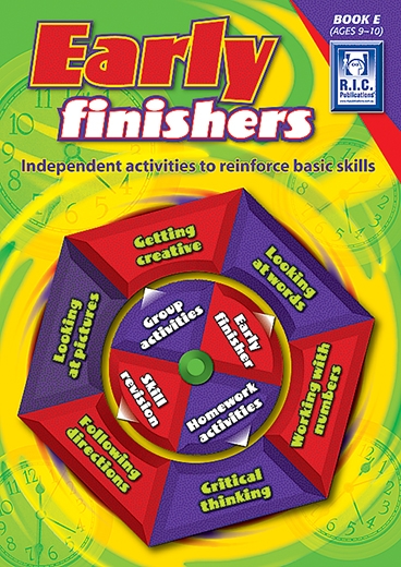 Picture of Early Finishers – Independent activities to reinforce basic skills Book E – Ages 9–10