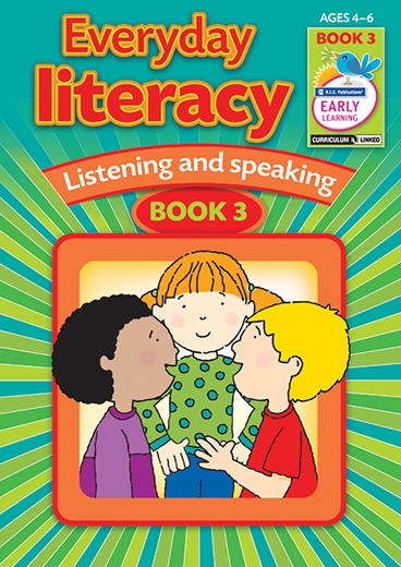 Picture of Everyday Literacy – Listening and Speaking Book 3 – Ages 4–6