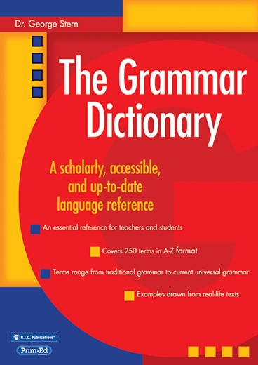 Picture of Grammar Dictionary – A scholarly, accessible, and up–to–date language reference – Ages 11+