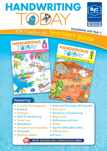 Picture of Handwriting today Teachers guide – New South Wales foundation – Foundation and Year 1