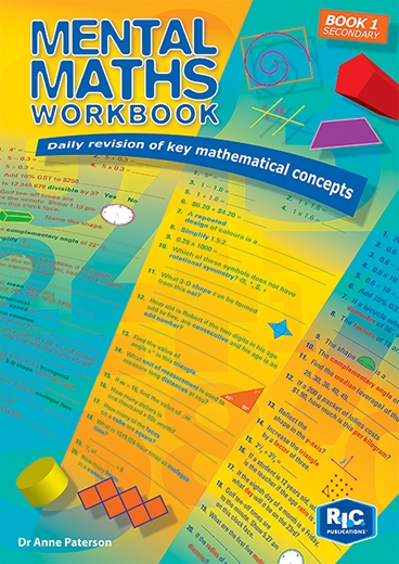 圖片 Mental Maths Workbook – Daily revision of key mathematical concepts Book 1 – Ages 12–13