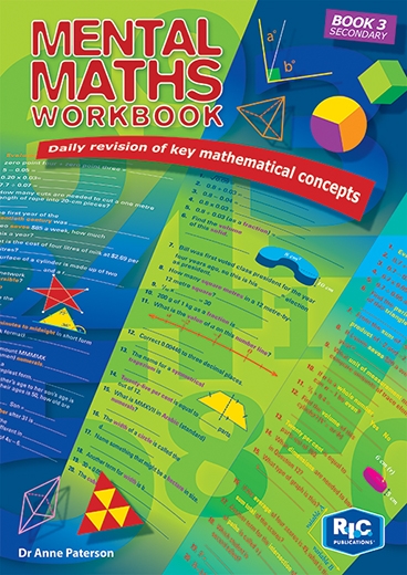 Picture of Mental Maths Workbook – Daily revision of key mathematical concepts Book 3 – Ages 16+