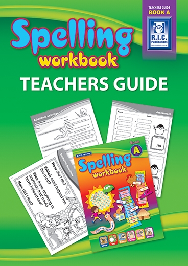 Picture of Spelling workbook interactive Teachers guide Book A – Ages 5–6