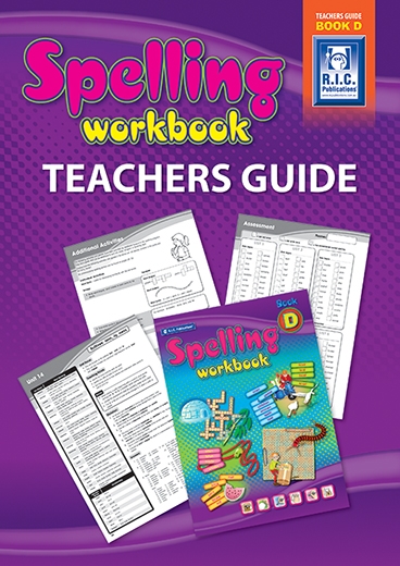 Picture of Spelling workbook interactive Teachers guide Book D – Ages 8–9