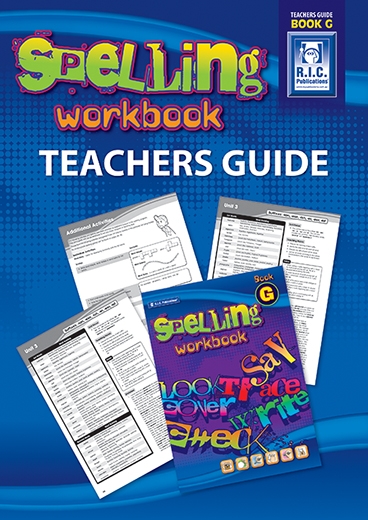 Picture of Spelling workbook interactive Teachers guide Book G – Ages 11–12