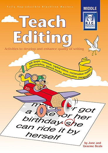 Picture of Teach Editing – Activities to develop and enhance quality of writing – Ages 8–10