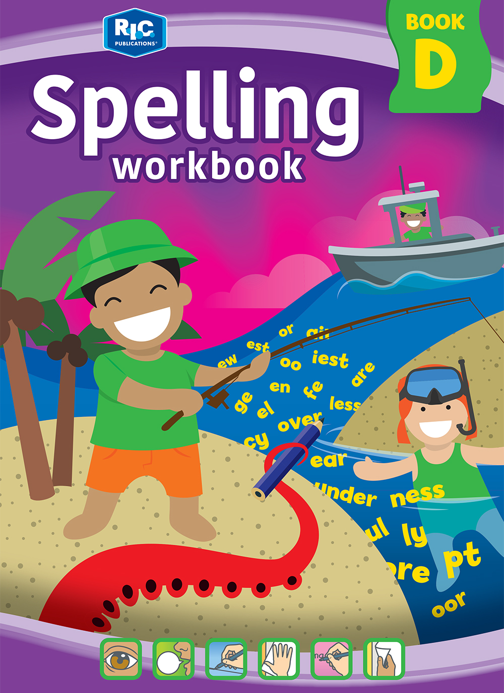 Picture of Spelling workbook interactive Book D – Ages 8–9