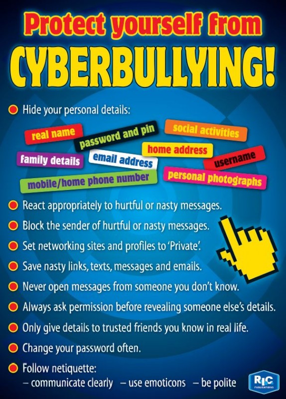 how to protect yourself from cyber bullying
