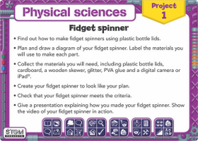 STEM projects box physical sciences fidget spinner activity Year 2 Australian Curriculum