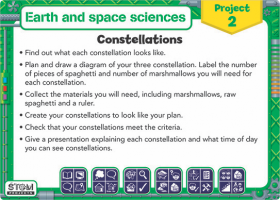 STEM projects box Earth and space sciences constellations year 1 Australian Curriculum